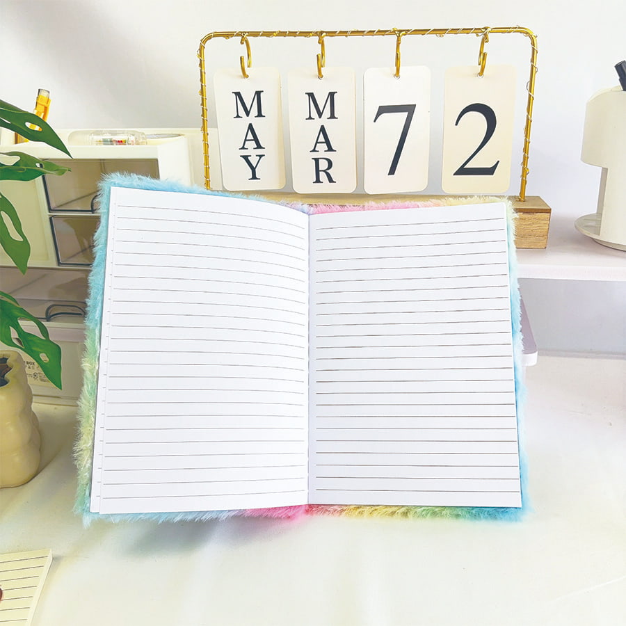 A5 प्यारी बिल्ली डायरी आलीशान नोटबुक